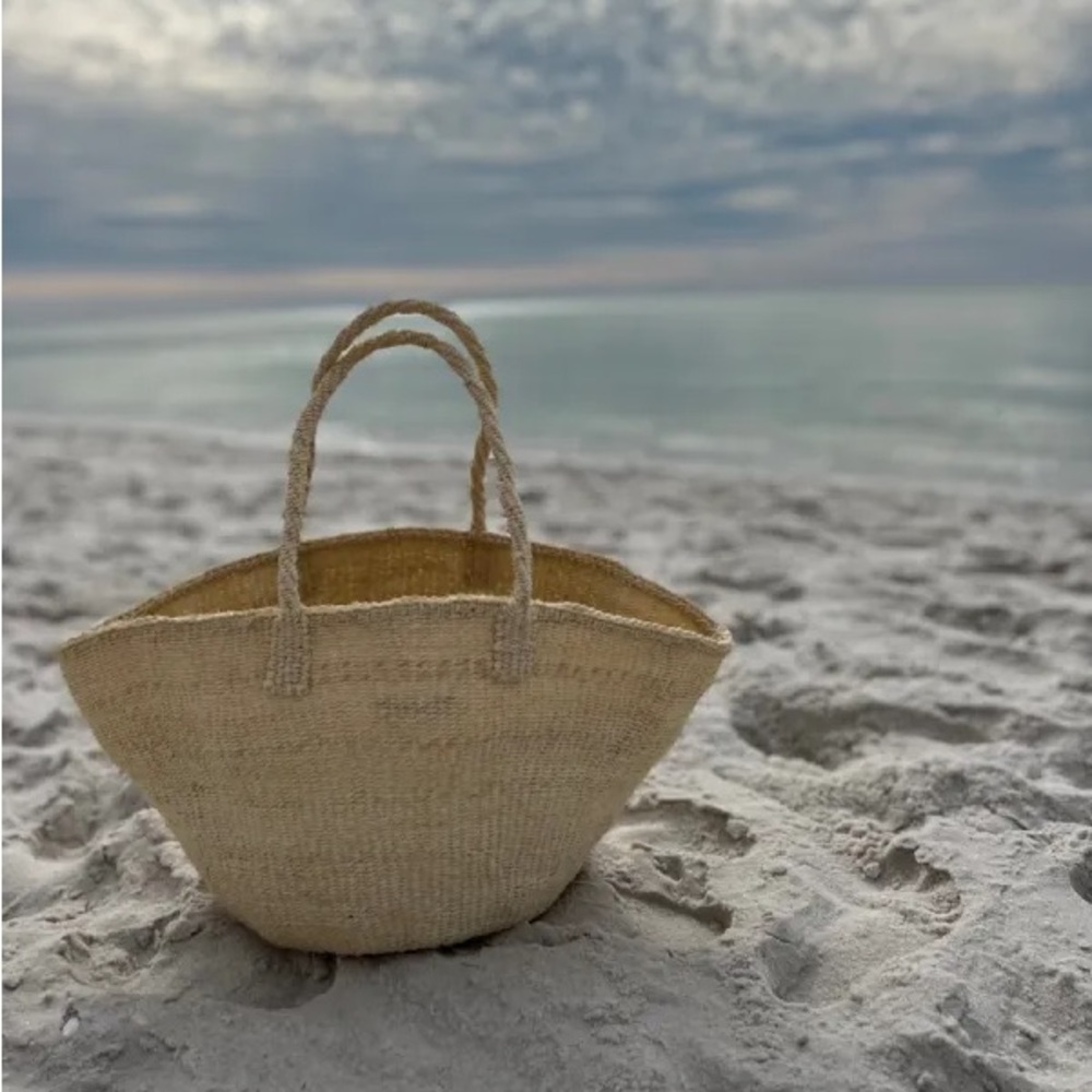 NWOT Abby Alley Natural Sisal Market Tote